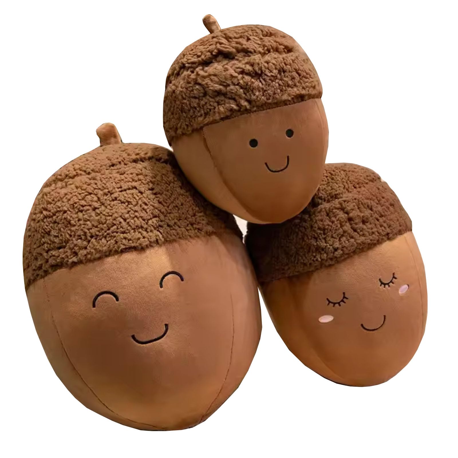 Amazon.co.jp: Whlo4U かわいいどんぐりぬいぐるみ枕 - 11.8インチ